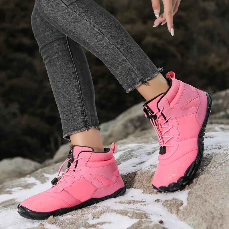 Street-wave Barefoot Winter Boots Lightweight Flexible For Outdoor Enthusiasts And Urban Explorers