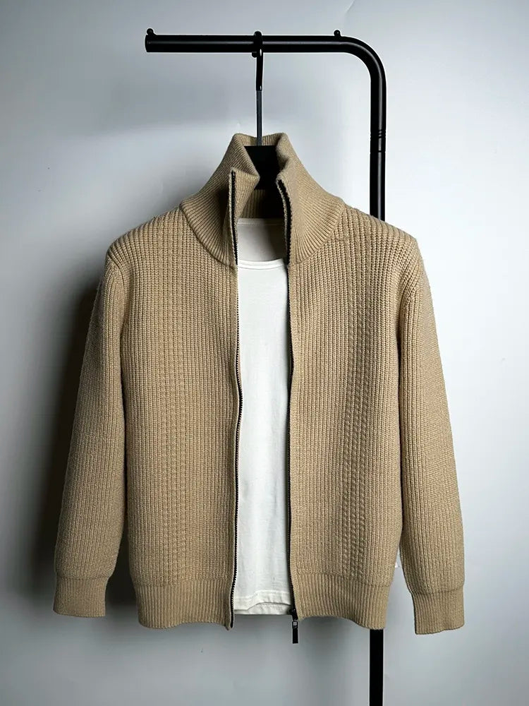 Street-wave Zip Jacket For Urban Professionals, Premium Comfort And Modern Quilted Design