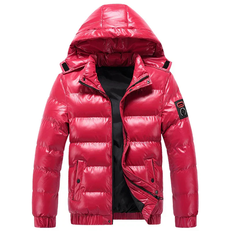 Street-wave Waterproof Puffer Winter Jacket For Men With Ultra Warm Insulation And Durable Outerwear