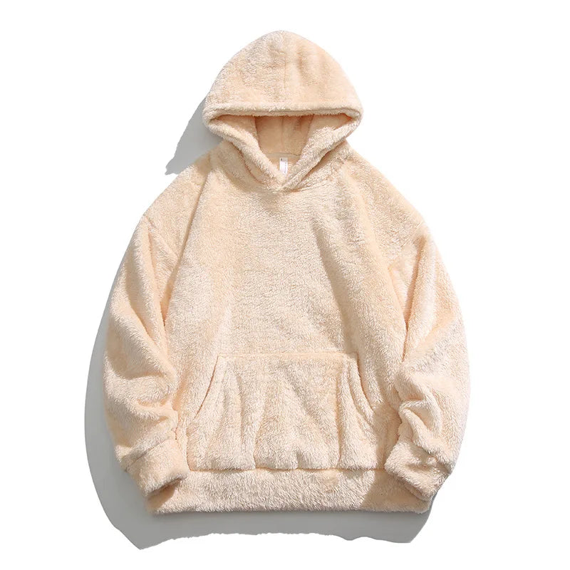 Street-Wave Calder Mens Oversized Fleece Hoodie Soft Interior Relaxed Fit Drawstring Hood