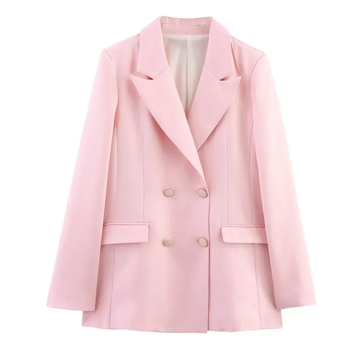 Street Wave Kimberly Chic Formal Suit Set With Tailored Long Blazer For Women