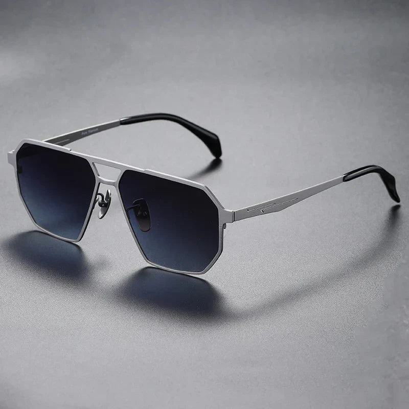 Street-Wave Cyber Era Titanium Sunglasses With Polarized Lenses Ultra Lightweight Unbreakable Frames