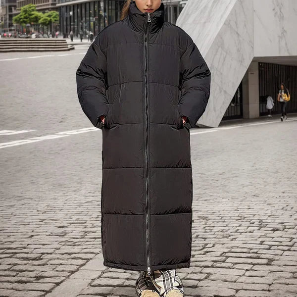 Street-Wave Puffer Winter Coat For Women Warm Cozy Insulated Durable Easy Care Everyday