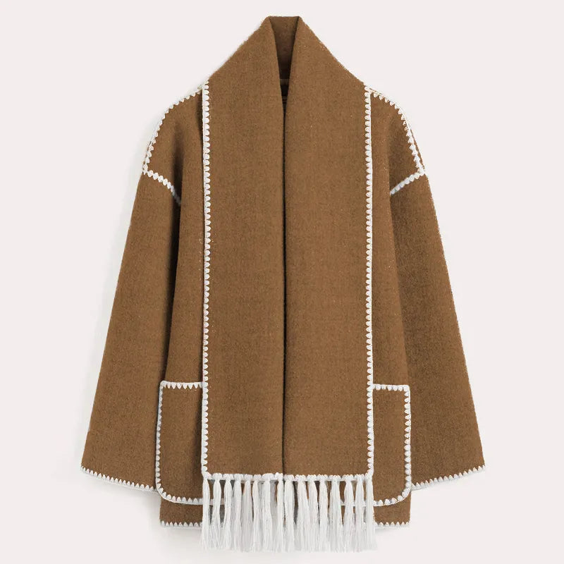 Street-Wave Women's Single-Breasted Winter Coat Warmth and Style with Functional Details