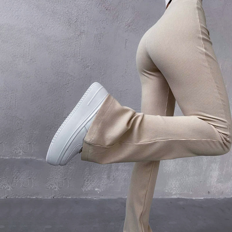 Street-wave Soft Stretch Pants for Women Flattering Tailored Silhouette for Elegant Everyday Comfort