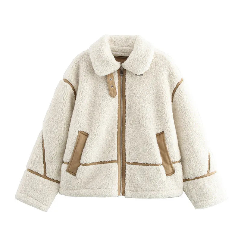 Street-Wave Living On A Dream Teddy Coat For Women Warm Fleece With Pockets Luxurious Everyday Outerwear