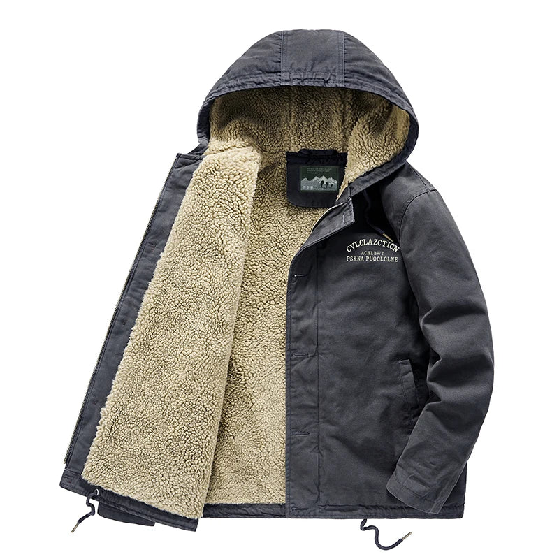 Street-Wave Hooded Cotton Winter Jacket For All Weather Comfort And Rugged Durability For Everyday Outdoor Wear