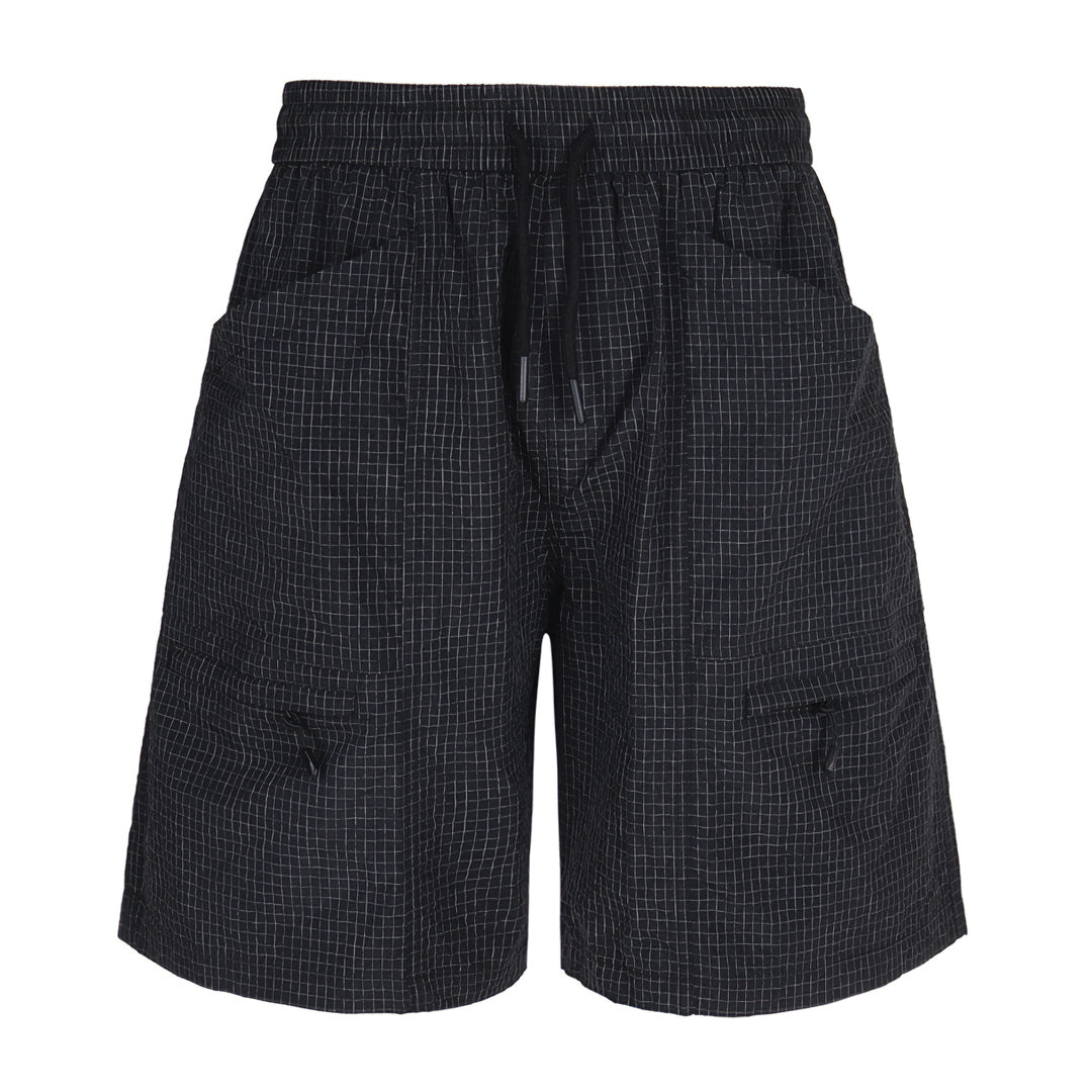 Pixel Grid Cargo Shorts