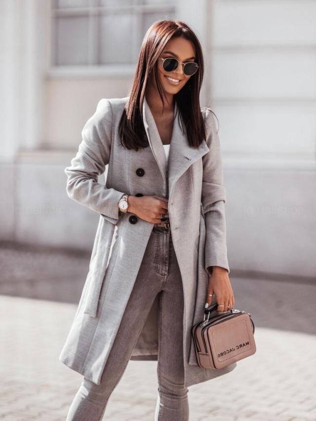 Street-wave Coat For Women Casual Elegant Long Wool With Premium Fabric And Comfort Versatile