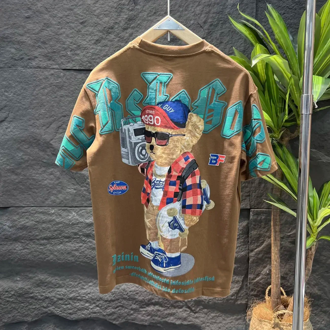 Warped Vandal Graphic Tee Oversized Unisex Vintage Wash Premium Cotton Blend Streetwear
