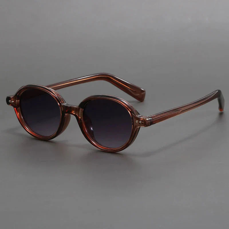 Street-Wave Carter Vintage Inspired Round Sunglasses Polarized UV Lenses Lightweight TR90 Frame