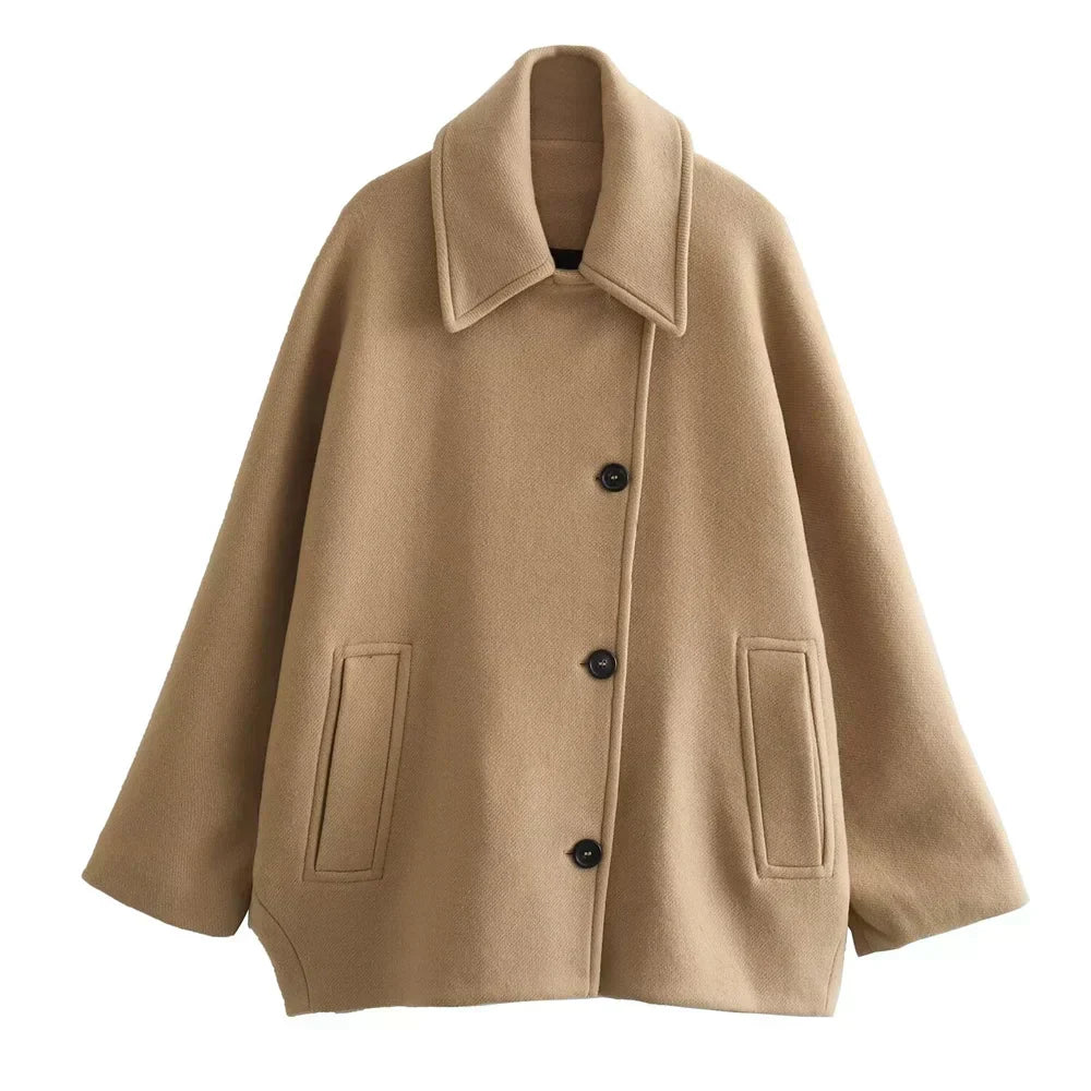 Streetwave Women Winter Coat With Cozy Lining Oversized Warmth And Modern Everyday Fit