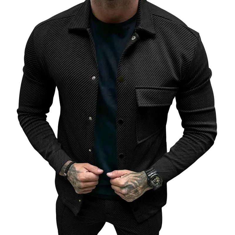 Streetwave Lightweight Shirt Jacket For Men With Modern Comfort And Versatile Everyday Wear