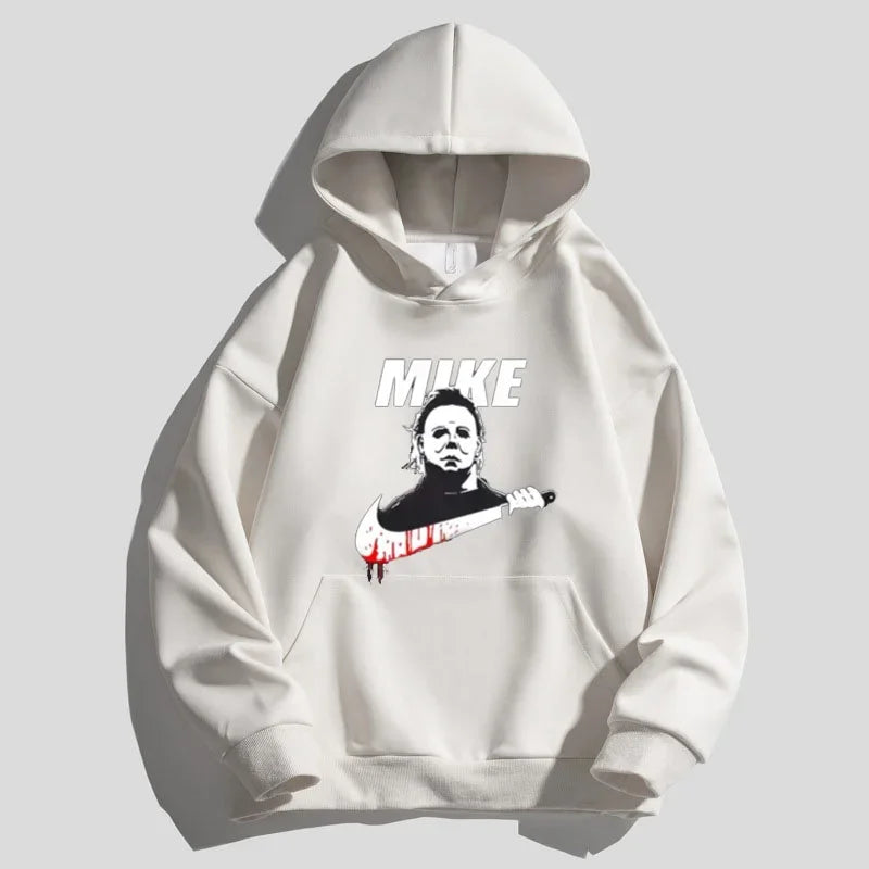 Street-Wave Mike Motif Hoodie For Men Premium Fleece Relaxed Fit Durable Stitching Graphic Print