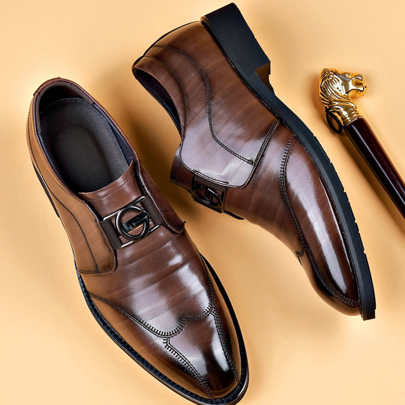 Ferratti Orthopedic Mens Leather Dress Shoes For All Day Comfort And Superior Support For Professionals