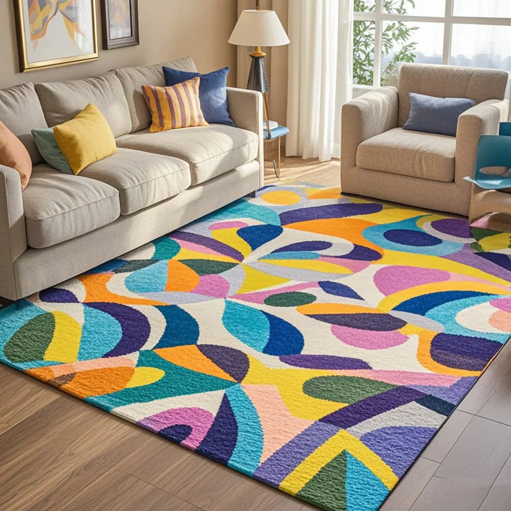 Dopamine Velvet Rug Dirt Resistant Washable Eprolo For Home