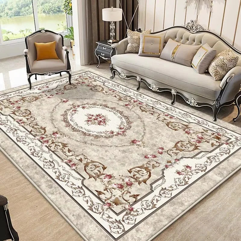 European Style Luxury Living Room Rug Eprolo Non-Slip