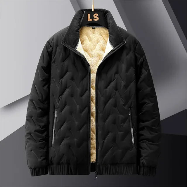 Street-Wave Puffer Jacket With Cozy Fleece Lining For Winter Comfort And Urban Style