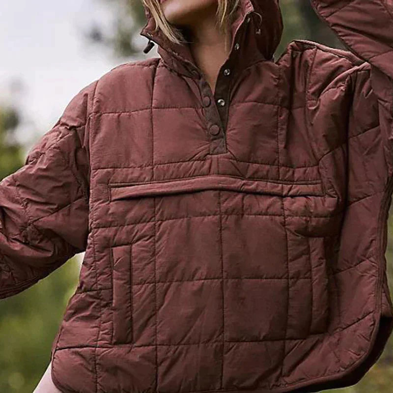 Street-Wave Winter Puffer Jacket For Women Water-Repellent Cozy Comfort And Versatile Style