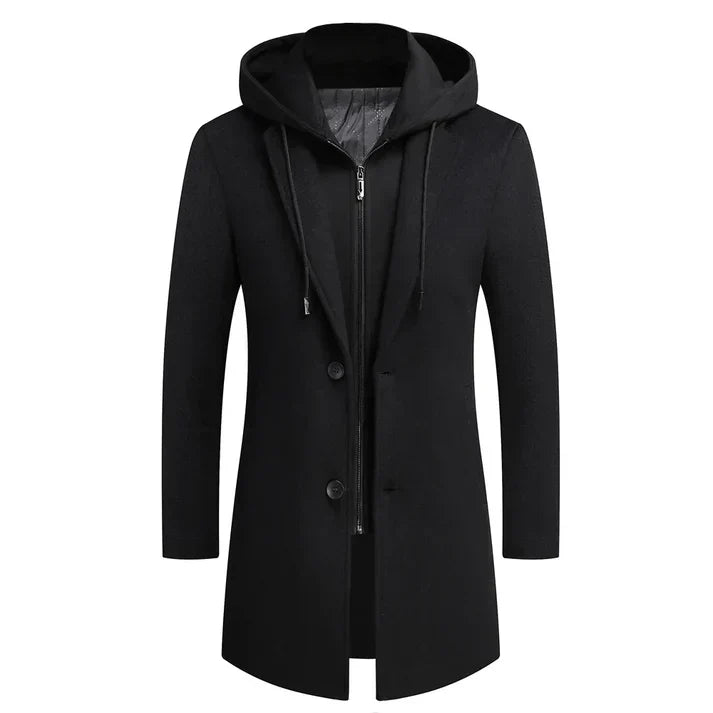 Street-wave Two-in-One Winter Coat For Men Timeless Style Warm Comfort And Versatile Wear