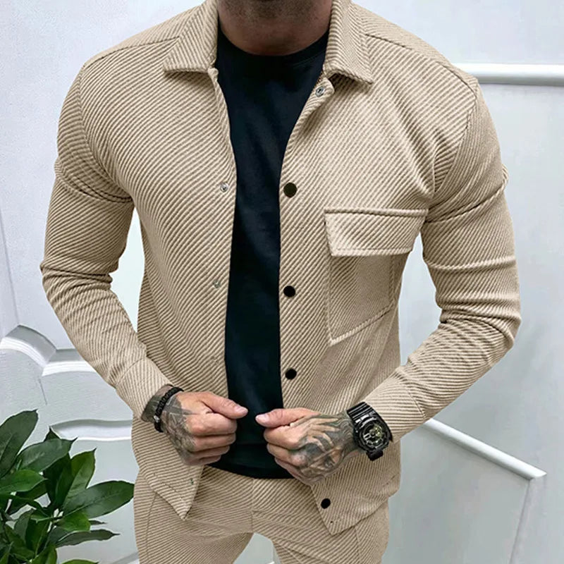 Streetwave Lightweight Shirt Jacket For Men With Modern Comfort And Versatile Everyday Wear