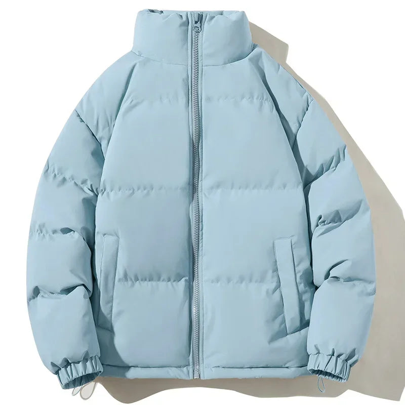 Renlow Padded Winter Jacket For Men With Stand Collar Lightweight Insulation And Wind Resistant Fabric