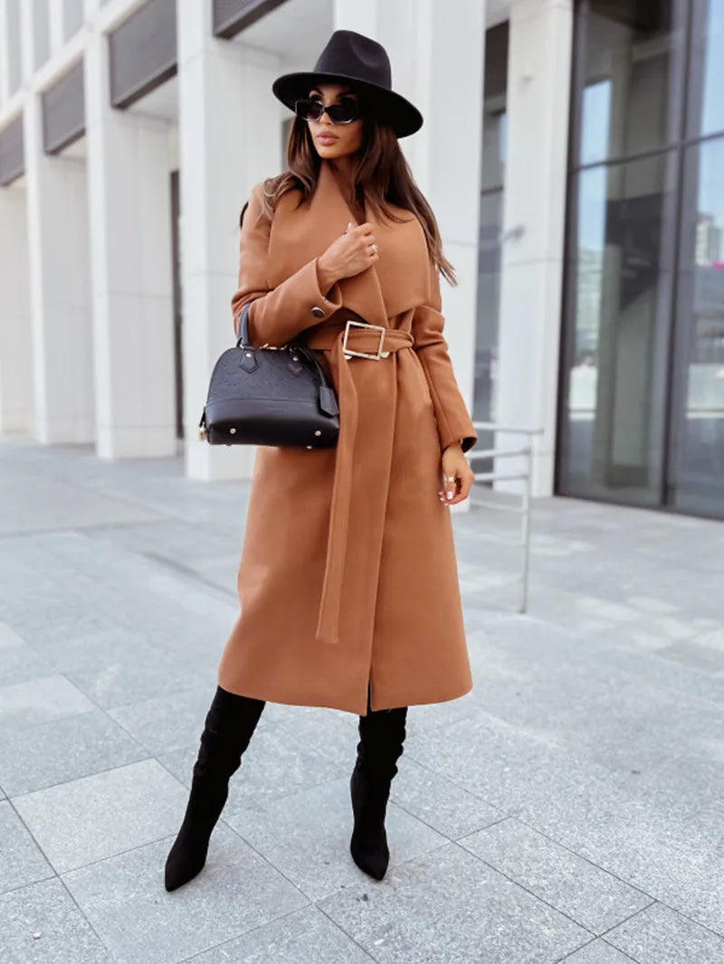 Street Wave Womens Cotton Coat With Long Sleeves Versatile Easy Care For Modern Looks