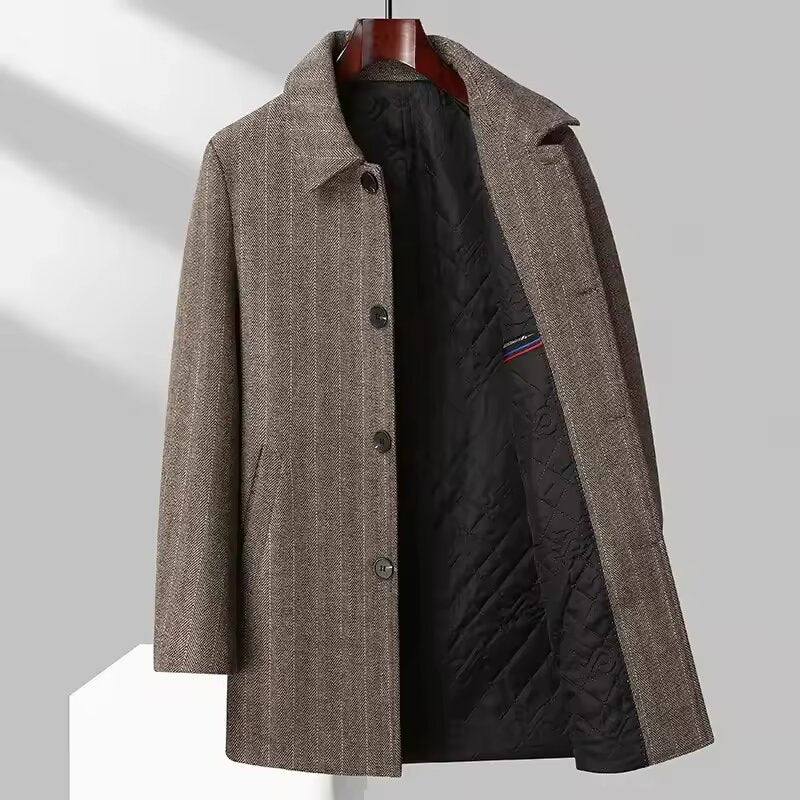 Street-wave Men Softshell Coat Warmth Quilted Lining For Winter Weather And Stylish Comfort