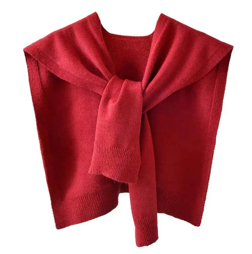 Street-Wave Knitted Scarf Wrap For Women Effortless Warmth And Refined Texture