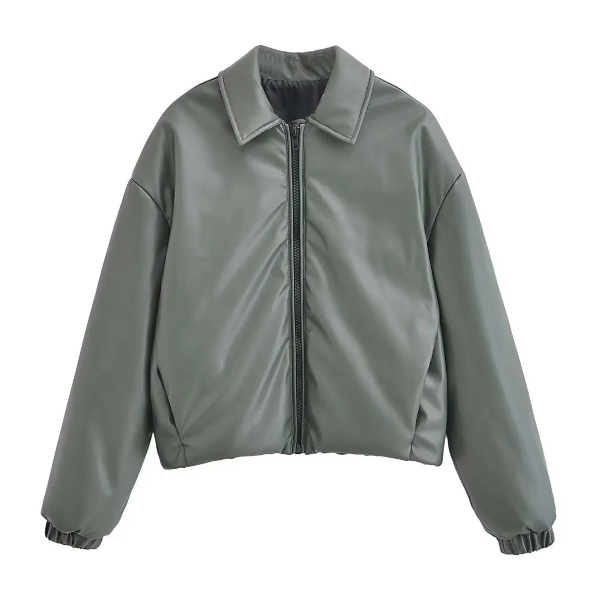 Street-Wave Bomber Jacket For Women With Satin Look Casual Chic Comfort For Everyday Outfits