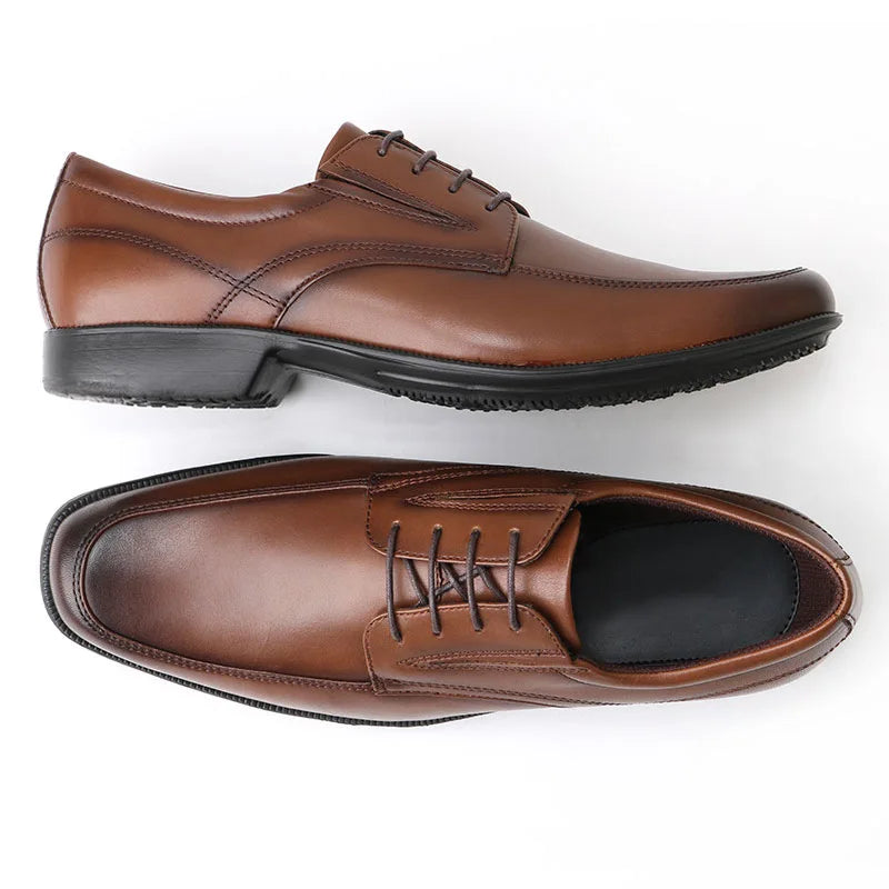 Men's Leather Oxford Shoes Street-Wave FusionFit For All-Day Comfort And Elegant Office Wear