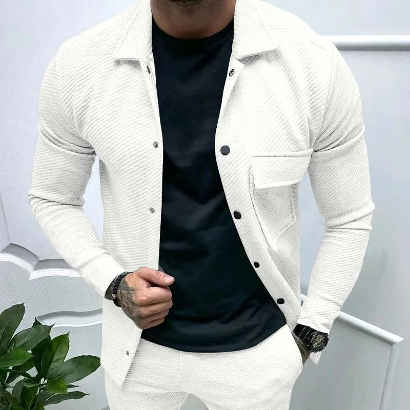 Streetwave Lightweight Shirt Jacket For Men With Modern Comfort And Versatile Everyday Wear