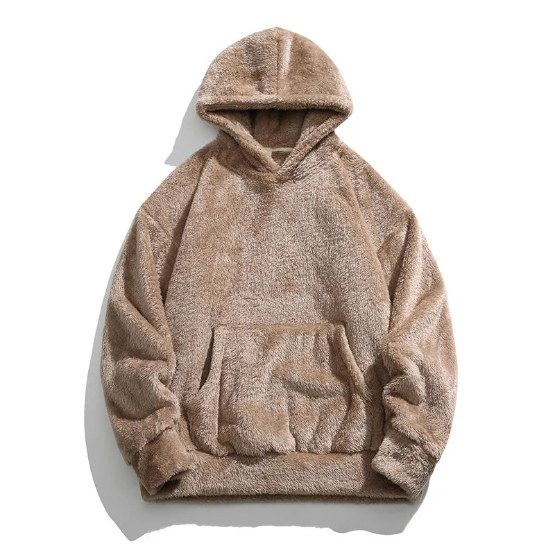 Street-Wave Calder Mens Oversized Fleece Hoodie Soft Interior Relaxed Fit Drawstring Hood