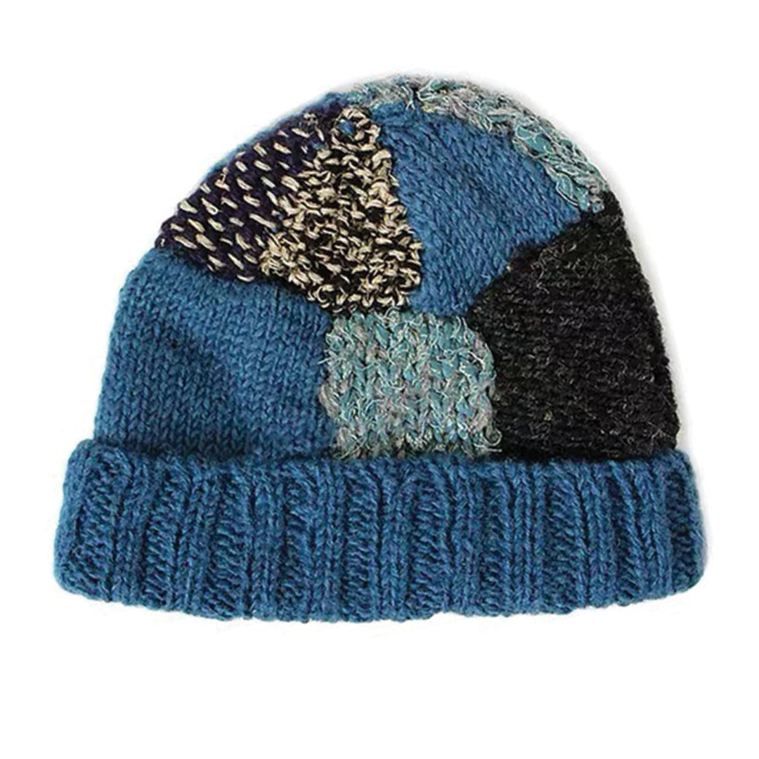 Patchwork Wool Beanie - Street-Wave