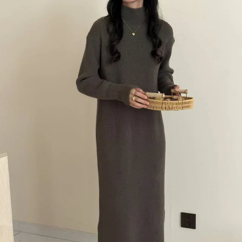 Street-Wave Mila Cozy Sweater Dress For Women Warm And Effortless Style
