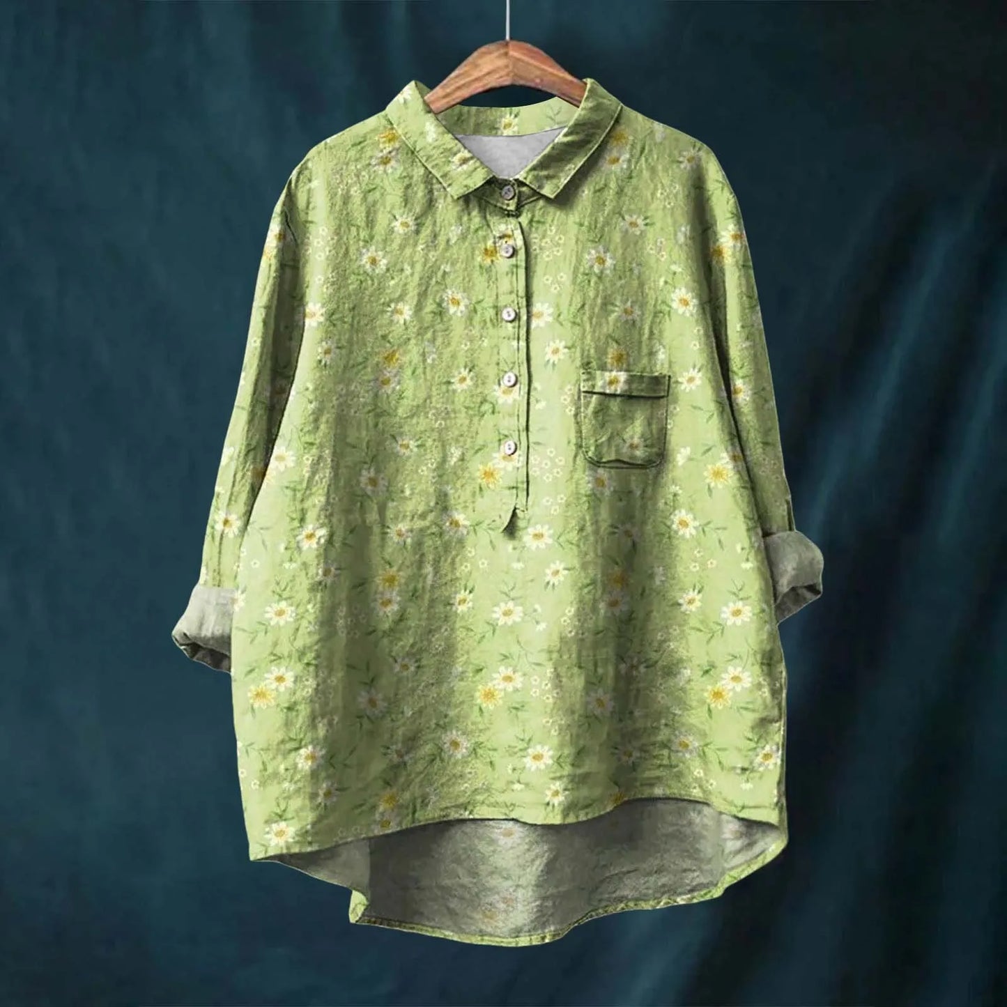 Botanical Shirt Breathable Relaxed Fit Street-Wave Unisex
