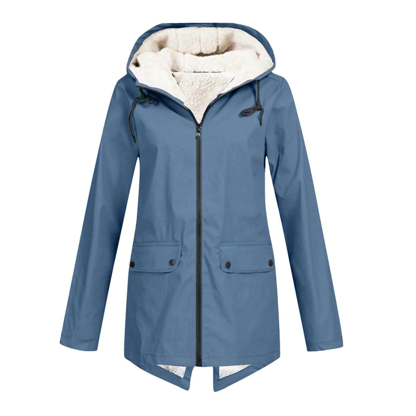Street-wave Waterproof Women's Jacket With Thermal Fleece Lining All-Weather Comfort