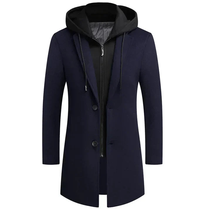 Street-wave Two-in-One Winter Coat For Men Timeless Style Warm Comfort And Versatile Wear