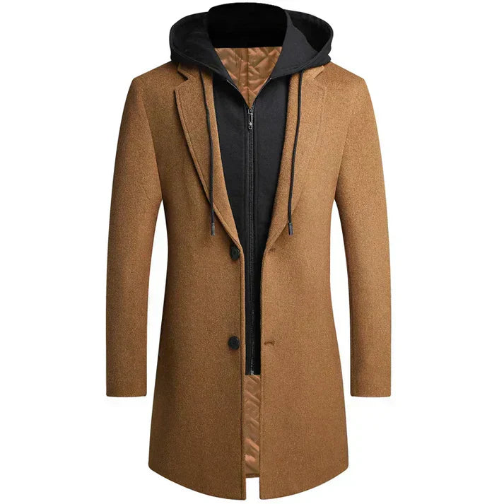 Street-wave Two-in-One Winter Coat For Men Timeless Style Warm Comfort And Versatile Wear