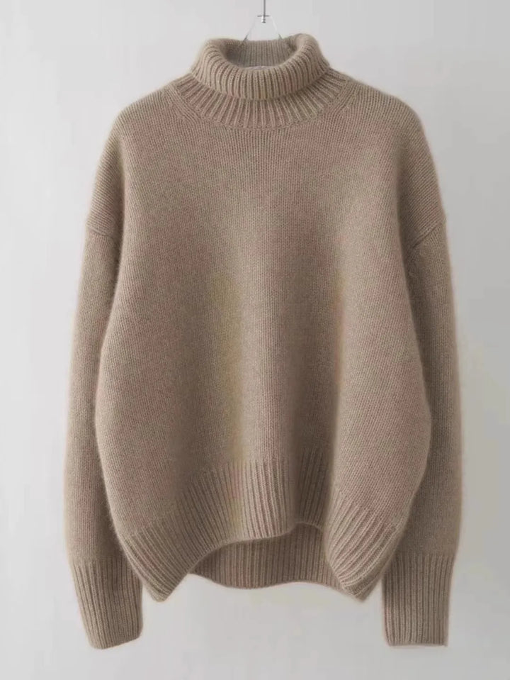 Street-wave Cashmere Turtleneck Sweater For Women Luxurious Soft Warmth And Timeless Silhouette
