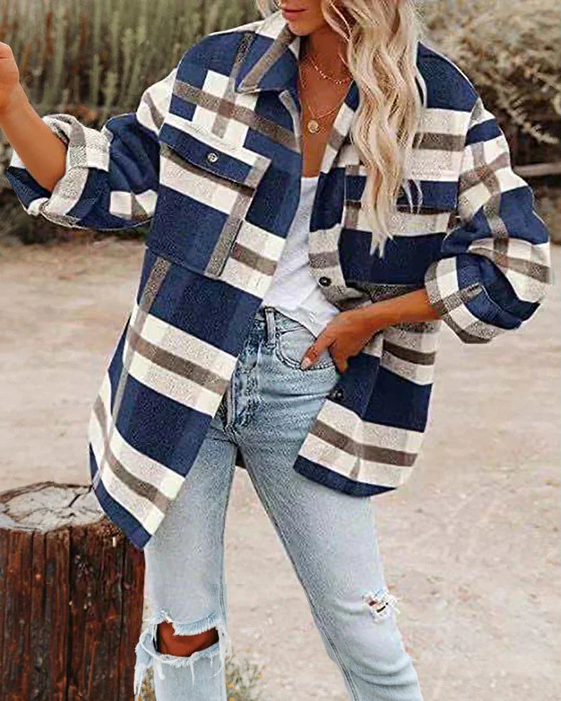 Street-Wave Warm Wool Coat For Women - Cozy, Stylish Winter Jacket With Premium Fit