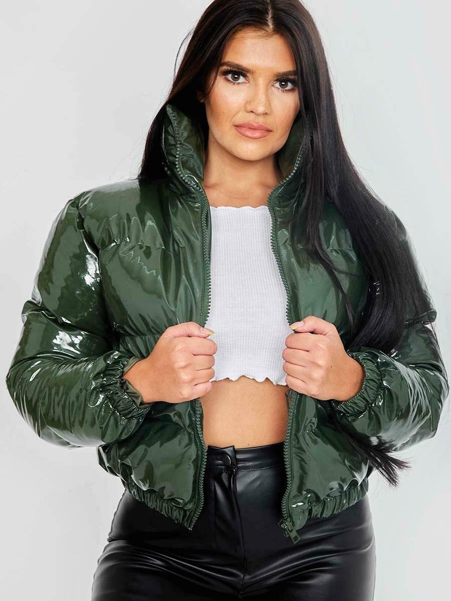 Street-wave Puffer Jacket Unisex Bomber Style For Winter Warmth And Trendy Urban Look