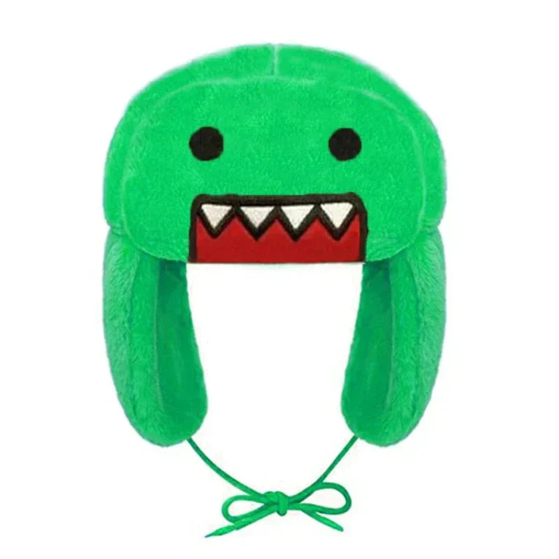 Cozy Plush Ushanka Hat With Adjustable Ear Flaps Cute Cartoon Design Lightweight And Warm Winter Accessory