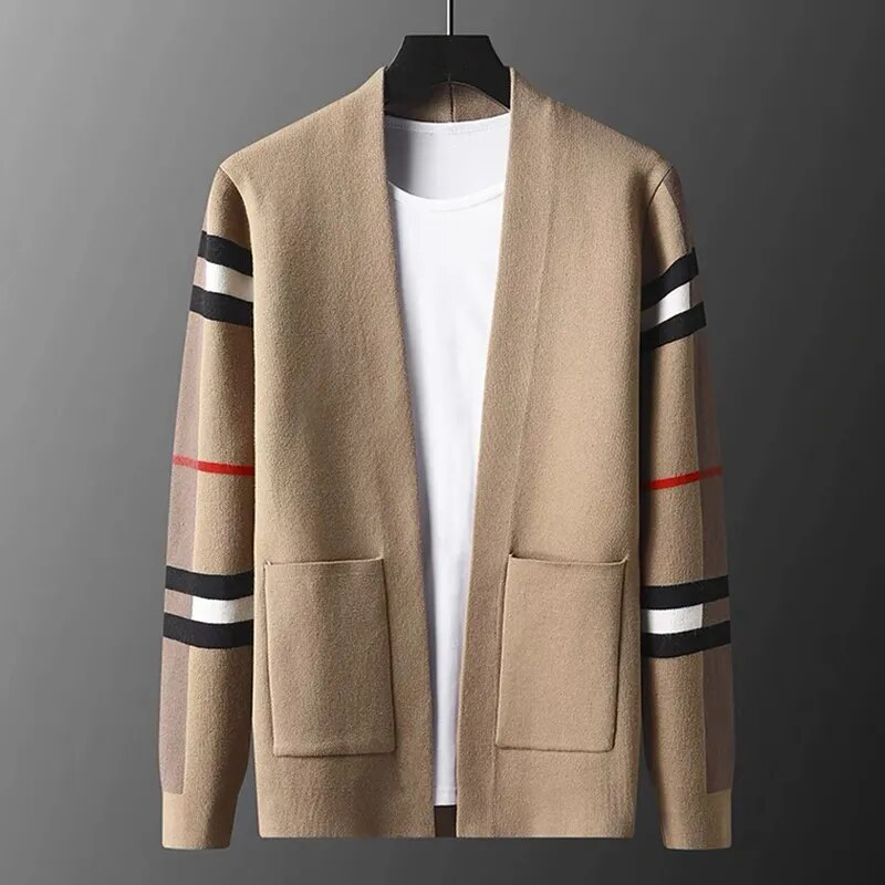 Streetwave Premium Cardigan For Men Soft Durable Knit With Versatile Open Front For Everyday Comfort