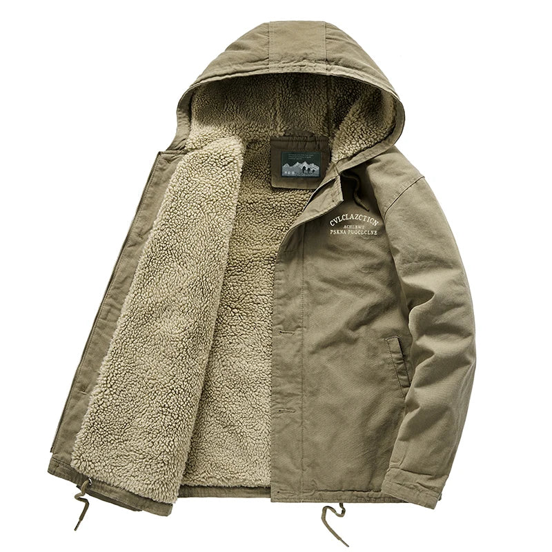 Street-Wave Hooded Cotton Winter Jacket For All Weather Comfort And Rugged Durability For Everyday Outdoor Wear