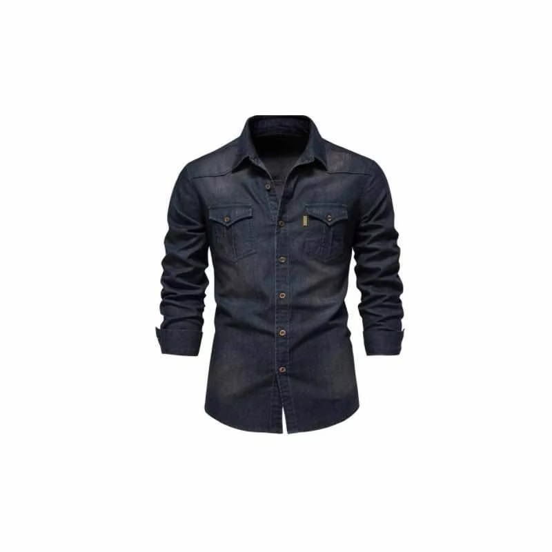 Men's Slim Fit Cotton Ice Sensation Long Sleeve Urban Shirt Breathable Moisture Wicking For City Life