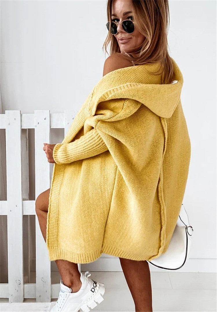 Street-wave Tereza Knit Cardigan For Women Cozy Soft Chunky Knitwear Chic Everyday