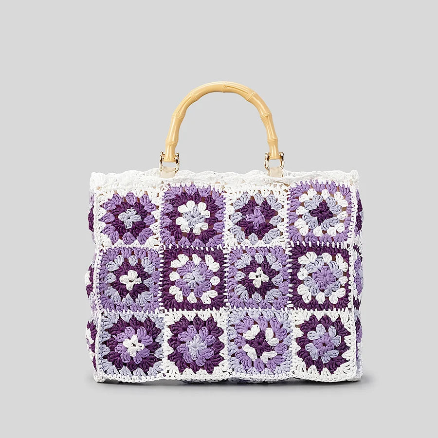 Street-Wave Boho Mini Tote - Eco Conscious Recycled Materials For Rustic Yet Refined Style
