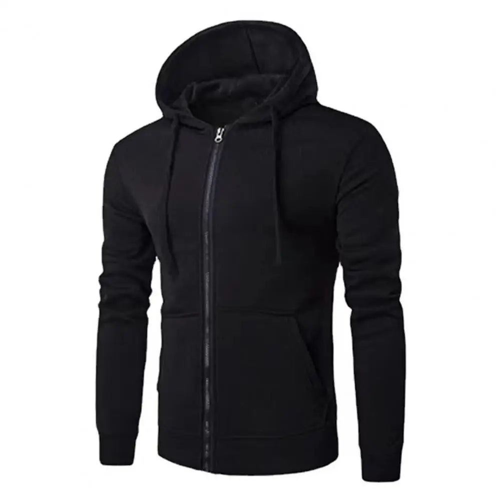 Keith Mens Classic Zip Up Hoodie Street Wave Everyday Warmth Urban Style