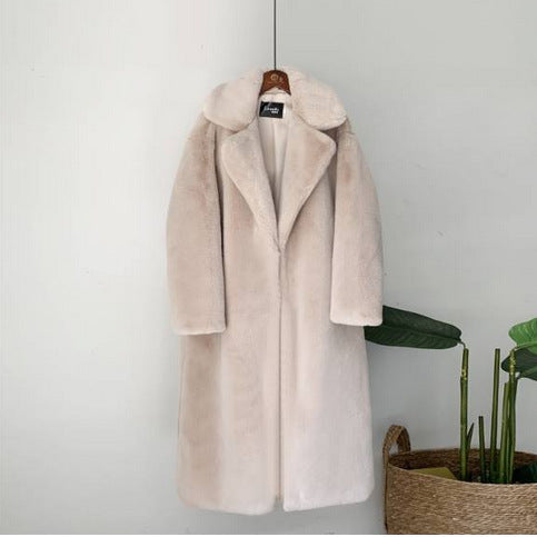 Street-Wave Long Plush Coat For Women Luxurious Warmth And Ultra Soft Comfort Premium Quality